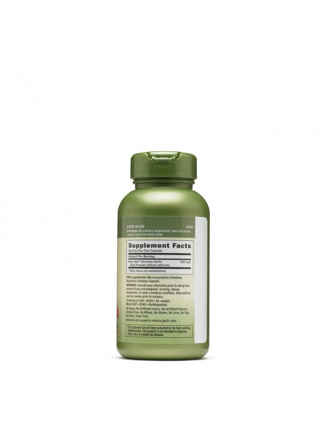 GNC Gnc Odorless Garlic 500 Mg 100 Capsules 