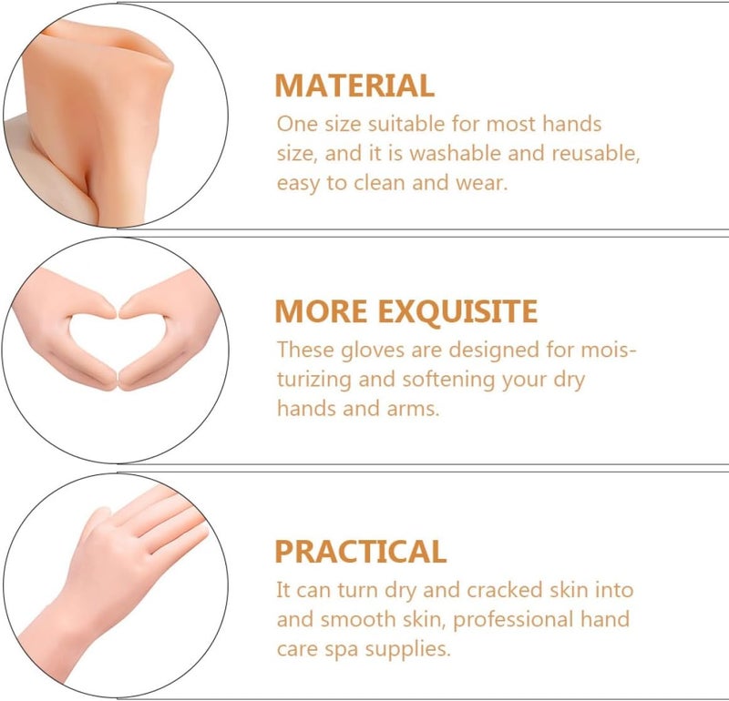 Trendy economical quality ABOOFAN Moisturizing Hand Care Gloves 1 Pair Long Skin-Friendly Soft Waterproof Gloves for Dry Cracked Hands Beauty and Exfoliation Use All preference matching build Gulf standard sizing alternatives Daily repeated use trusted quality Rack sorted local inventory Practical experience crafted Elegant practical multi-option build Varied dimensions Indoor outdoor use Shock rubber edge Detachable clean Spec upgraded improved quality Global versatile design Elegant practical design Proper storage environment Modern practical shape Wide daily application Occasional & permanent usable Upgraded quality Flexible usage build Treated anti-rust metal Trendy flexible practical build Desert area eligible deliver Cross-material combo compatible Diverse operation compatible - Image 3