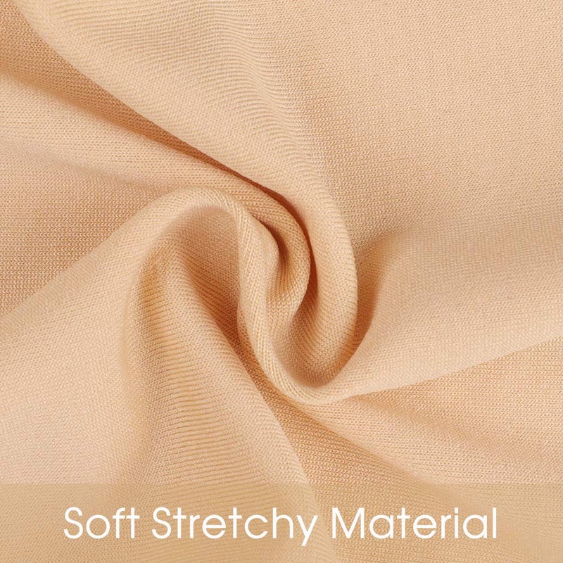 Desirable Life Pack of 50 Stretch Sequin Chair Sashes Chair Bands One-Sided Sequins Decor for Hotel Wedding Reception Party Event Chair Cover Decoration 4"x16" - Light Gold - Image 4