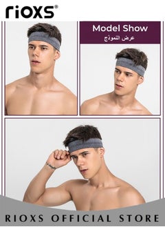 Sports Headband,4 Pack Elastic Headbands For Men And Women,Non-Slip Sweatband For Yoga Pilates Running Gym Workout Baseball Fitness Or Casual Wear - pzsku/Z43D7CD12D605B3199057Z/45/_/1720250741/d243751e-17fc-45a8-9dec-a79757224b55