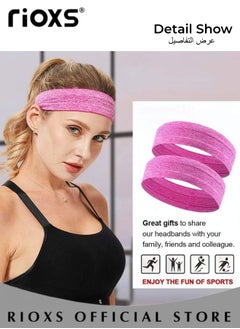 Sports Headband,4 Pack Elastic Headbands For Men And Women,Non-Slip Sweatband For Yoga Pilates Running Gym Workout Baseball Fitness Or Casual Wear - pzsku/Z43D7CD12D605B3199057Z/45/_/1720250743/e900aa76-a050-4a37-a402-93b9fadbbc02