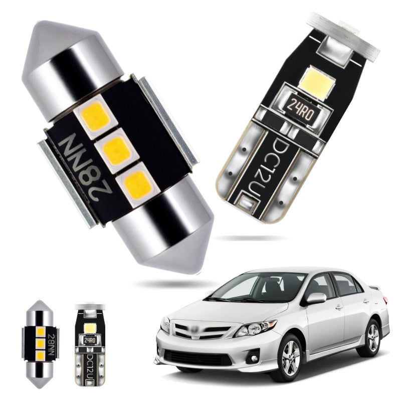 EASY EAGLE LED Interior Car Lights for ToyotaCorolla20032012 6 Piece Kit White LED Light Bulbs Super Bright 6000K Install Tool - Image 3