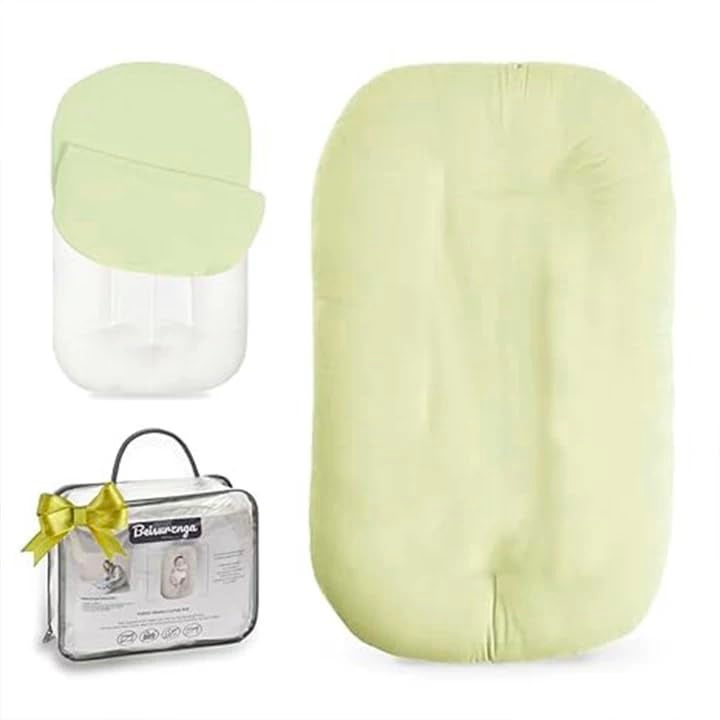 Infant Support Cushion - Portable Baby Lounger for Newborns, 0-24 Months, Soft Cotton with Cover - Image 1