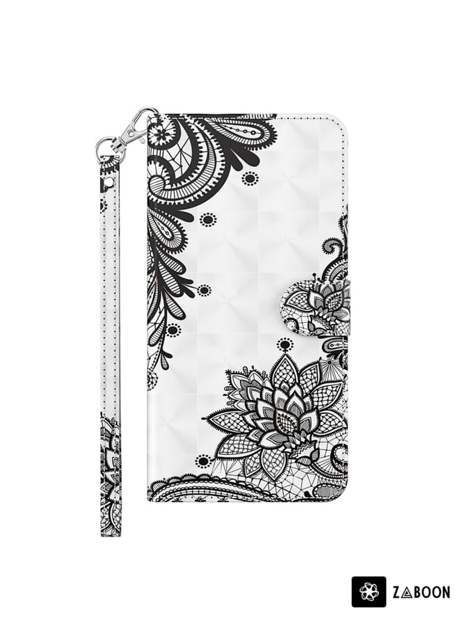 Zaboon Protective Case Cover For Nokia G300 3D Painting Pattern TPU + PU Leather - Image 2