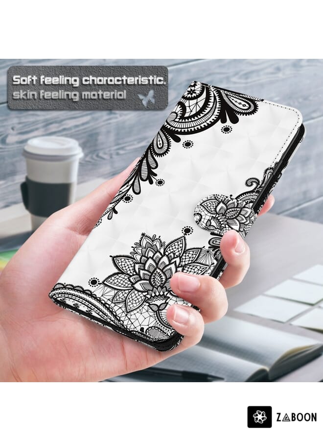 Zaboon Protective Case Cover For Nokia G300 3D Painting Pattern TPU + PU Leather - Image 5