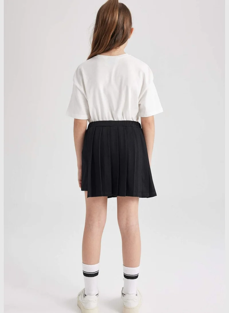 ديفاكتو Girl Knitted Skort