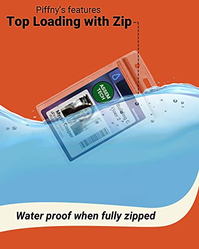 Piffny Clear ID Holder for Lanyard - ID Card Holder Waterproof (Inches, 2.25 x 3.5 Vertical 100Pack) - Image 3