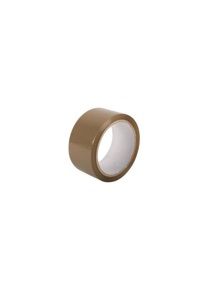 RACO RACO Brown Packaging Tape, 2 inches Strong Heavy Duty Packing Tape for Parcel Boxes, Moving Boxes, Large Postal Bags, Office Use  - Image 1