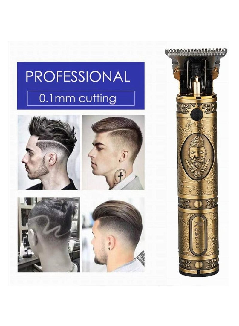 مقصات شعر للرجال، ماكينة حلاقة كهربائية احترافية 6 في 1، ماكينة حلاقة برو لي أوتلاينر للعناية قابلة للشحن بدون سلك، ماكينة قص شعر بتقنية T-Blade، مجموعة قص شعر احترافية للاستخدام المنزلي - Image 5