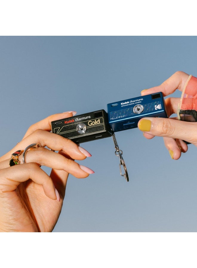 KODAK CHARMERA — Digital camera keychain, "Millennium" series blind box (1 pc); a mini digital camera featuring video recording capability, a bag charm design, 1.6-megapixel resolution, and a Micro SD card slot. - Image 5