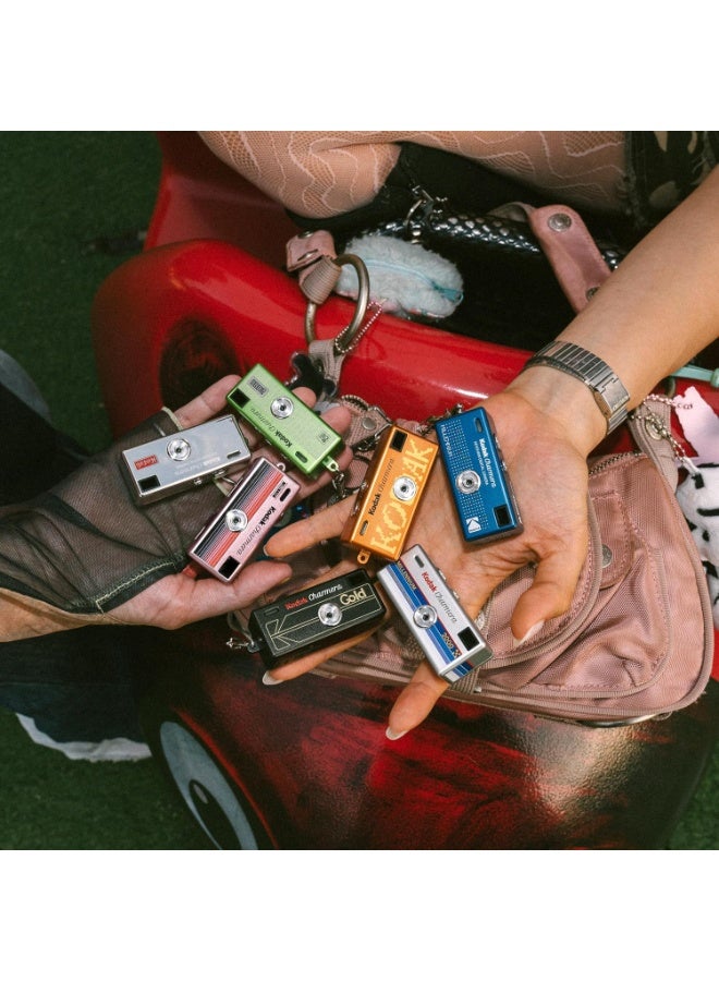 KODAK CHARMERA — Digital camera keychain, "Millennium" series blind box (1 pc); a mini digital camera featuring video recording capability, a bag charm design, 1.6-megapixel resolution, and a Micro SD card slot. - Image 4
