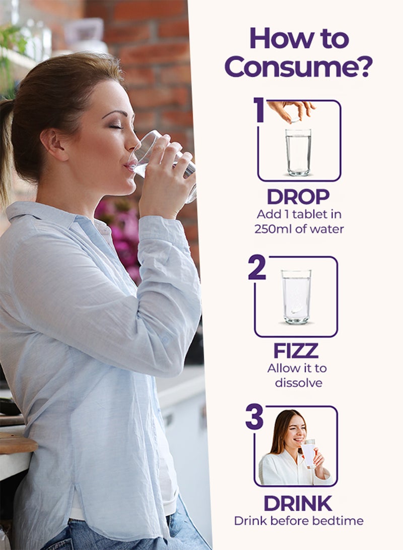 FAST&UP Magnesium for Tiredness & Fatigue Relief- 20 Effervescent Tablets, Blackcurrant & Lime Flavour - Image 5