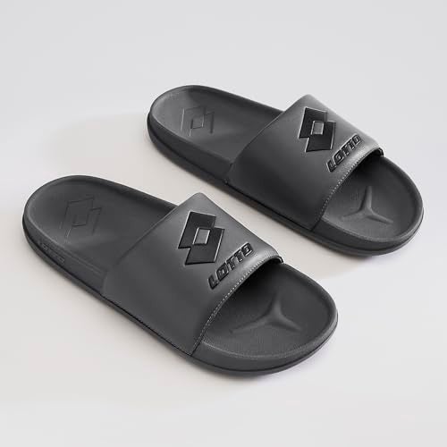 Lotto Men Enduro Grey Slides - Image 3