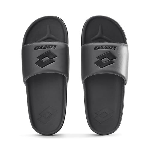 Lotto Men Enduro Grey Slides - Image 1