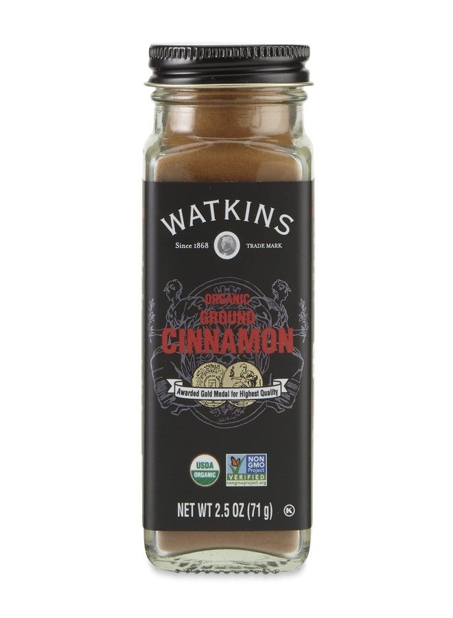 Watkins Gourmet Organic Spice Jar, Ground Cinnamon, 2.5 Ounce - Image 1