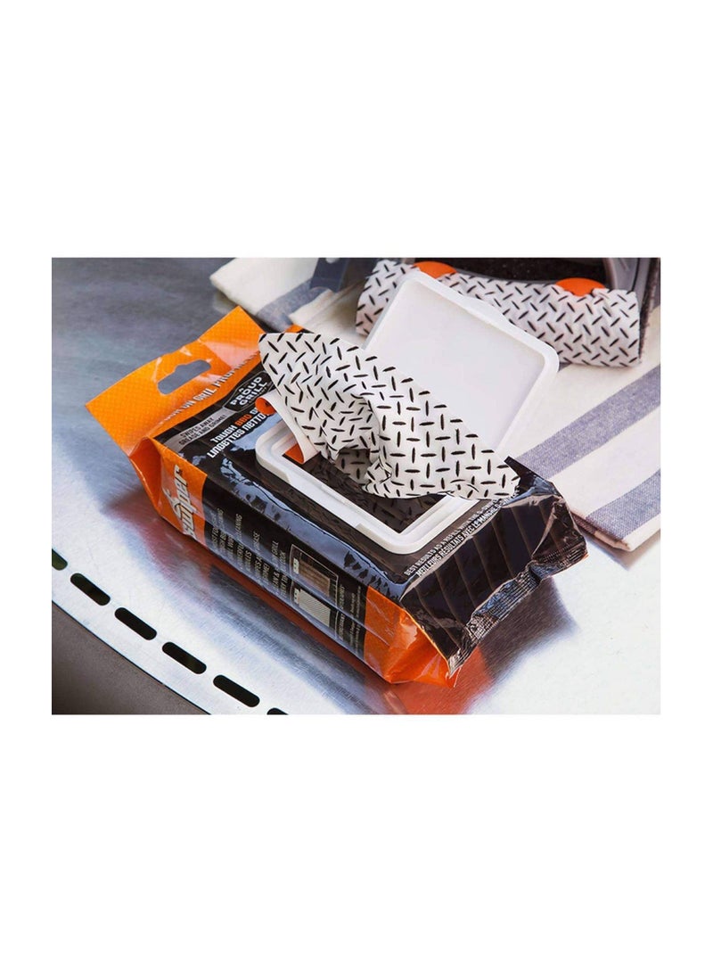 Q-Swiper Grill Cleaner Wipe Set 40 Pcs