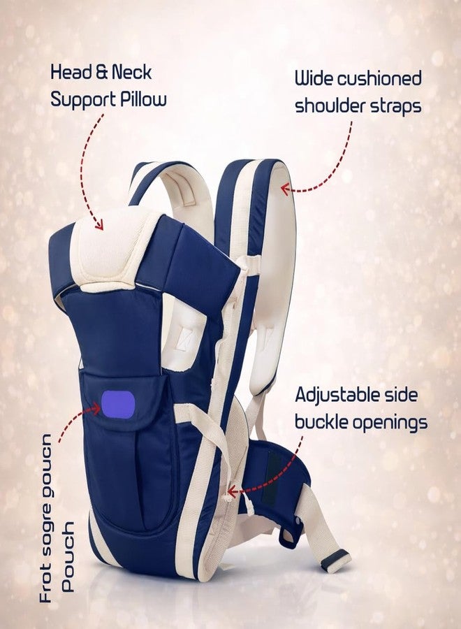 AEREX Adjustable Baby Carrier 4-in-1 Infant Carrier Baby Toddler Carrier for 4 to 24 Months Baby Honeycomb/Kangaroo Bag Toddler Carrier Body Holder Backpack - Image 4
