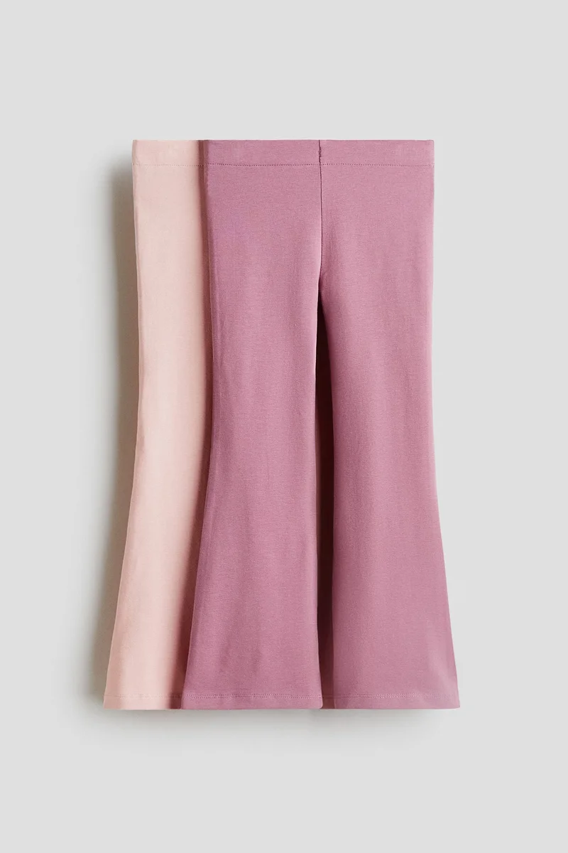 H&M 2-pack flared jersey leggings