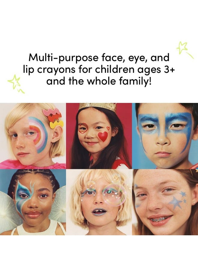 Evereden Evereden Kids Fantasy Face Crayon Trio: Non Toxic Kids Makeup & Multi-Purpose Face, Eye, & Lip Crayon - Creamy Clean Makeup for Kids - Vegan & Clean Makeup for Kids - Safe for Sensitive Skin  - Image 3