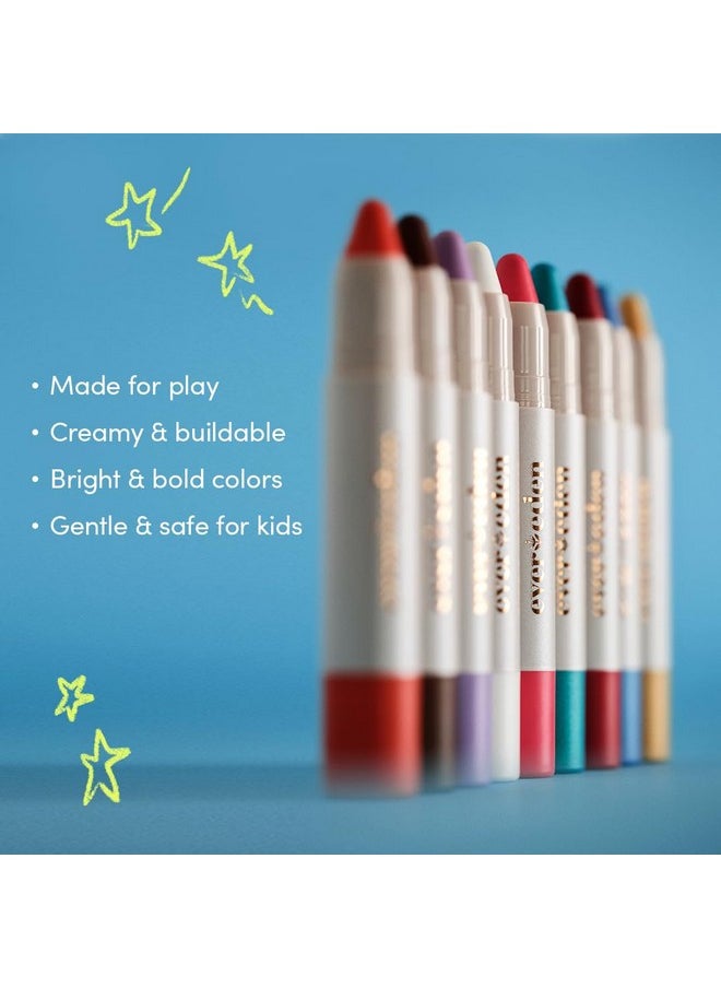 Evereden Evereden Kids Fantasy Face Crayon Trio: Non Toxic Kids Makeup & Multi-Purpose Face, Eye, & Lip Crayon - Creamy Clean Makeup for Kids - Vegan & Clean Makeup for Kids - Safe for Sensitive Skin  - Image 2