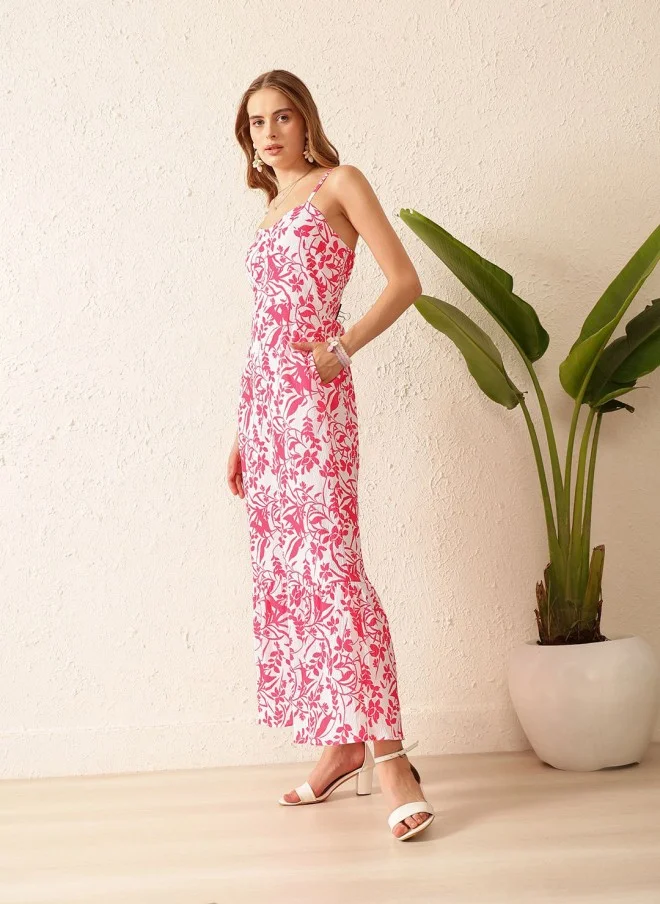 STREET 9 Floral Printed Maxi Dress for Women