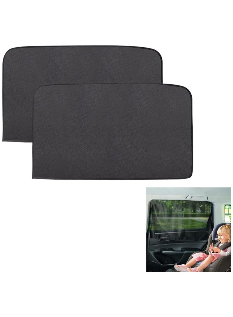 2pcs Car Rear Side Window Sunshades Heat Insulation UV Protection Car Sun Shades - Image 1