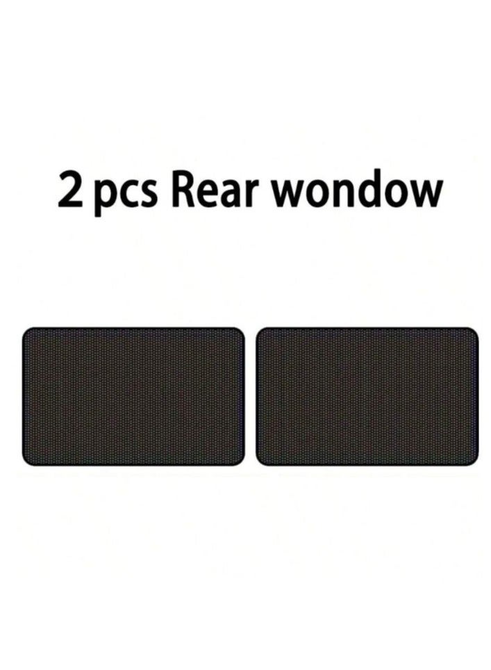 2pcs Car Rear Side Window Sunshades Heat Insulation UV Protection Car Sun Shades - Image 2