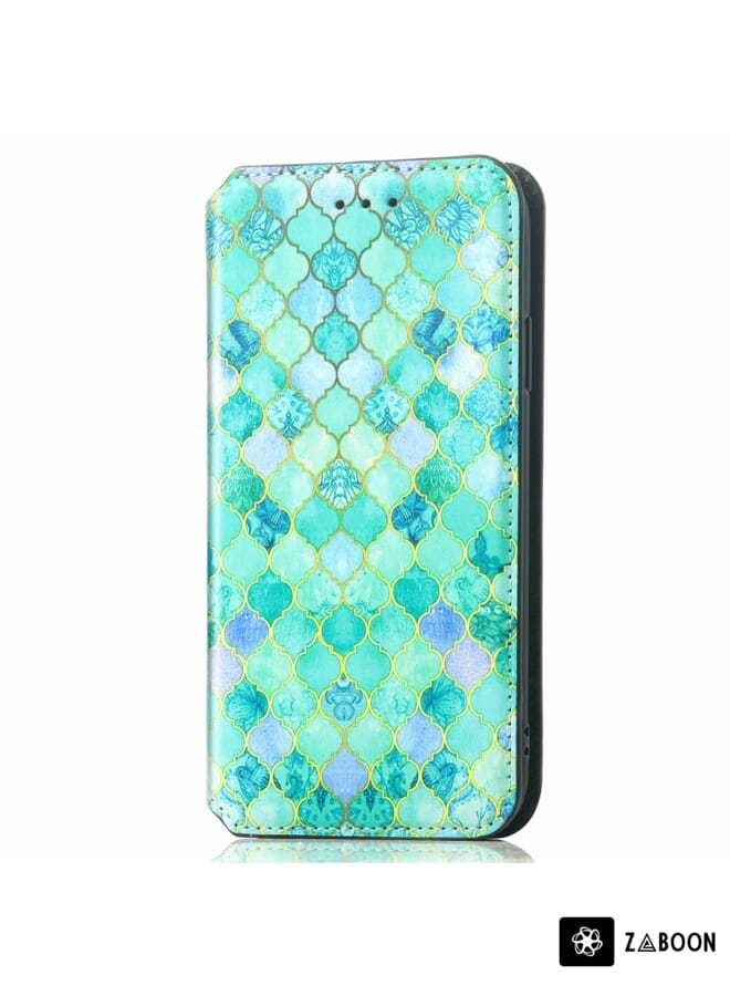 Zaboon Protective Case For iPhone X / XS Colorful Magnetic Horizontal Flip PU Leather Case with Holder & Card Slot & Wallet - Image 1