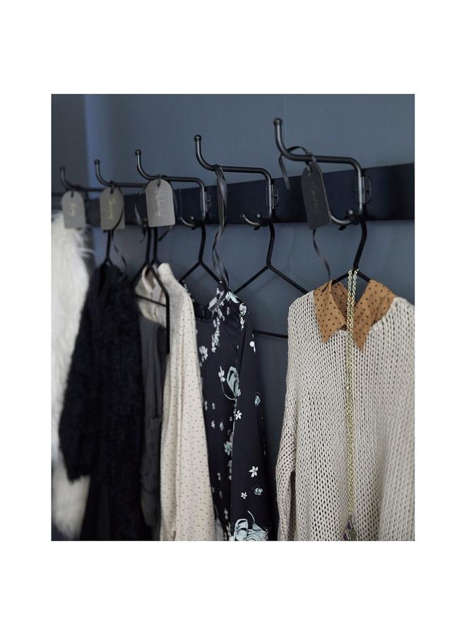 Zaboon Rack with 3 hooks, black - Image 4