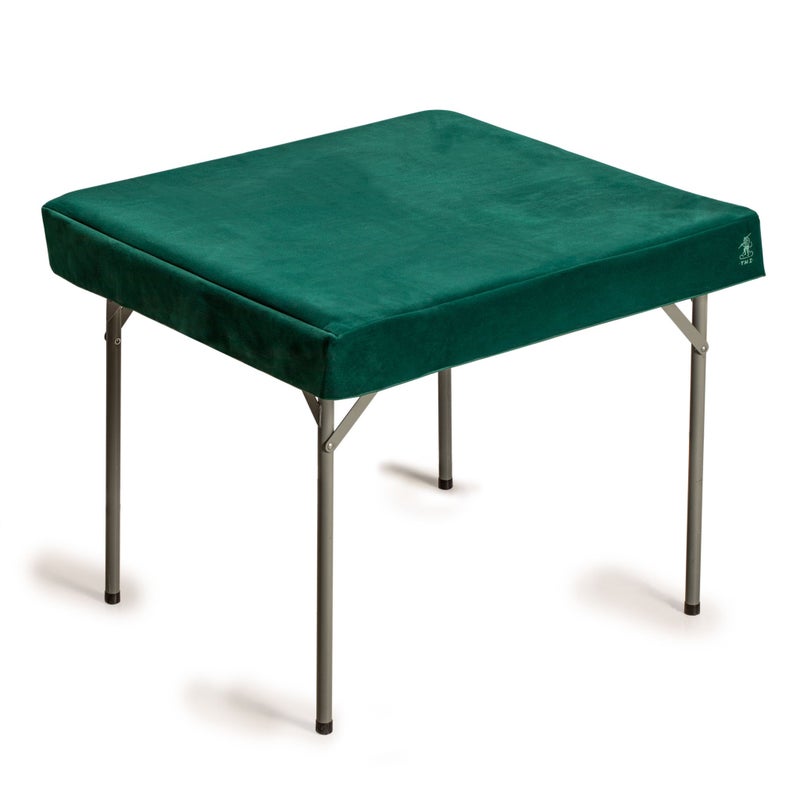 Yellow Mountain Imports Professional Grade Green Square Table Cover  Perfect for Card Games Mahjong Dominos Board Games Tile Games and Dominoes  348 x 348 Inches Table Cover only - Image 1