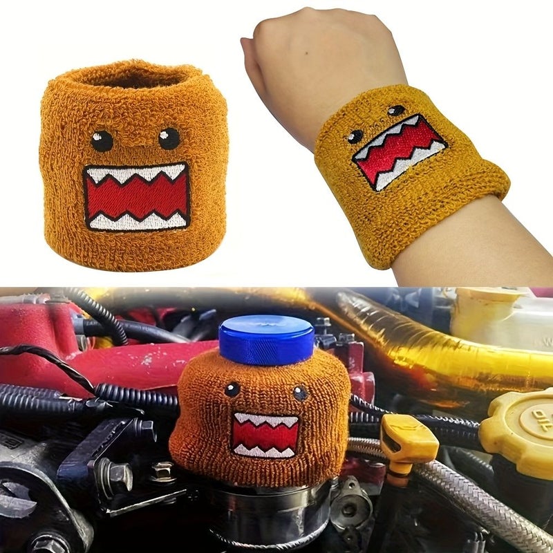 Premium Nylon Car Handbrake Clutch Fluid Reservoir Cover Easy Install Durable 1pc - Image 1
