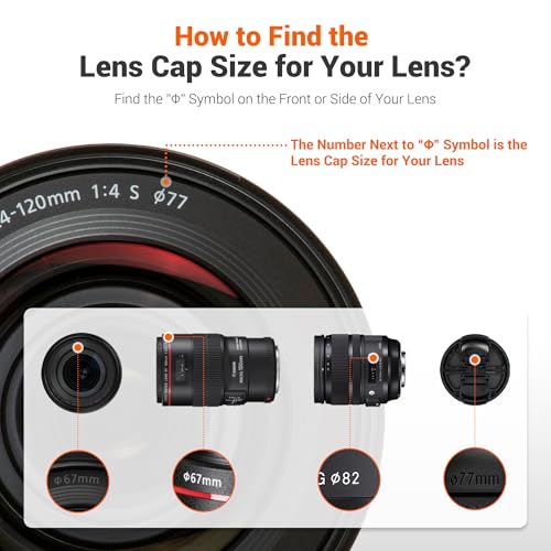JJC 2Pack 43mm Center Pinch Front Lens Cap Cover with Deluxe Lens Cap Keeper for Fuji Fujifilm XF 35mm f2 XF 23mm f2 for Canon RF 50mm f18 STM EFM 22mm f2 and Other Lenses with 43mm Filter Thread - Image 3