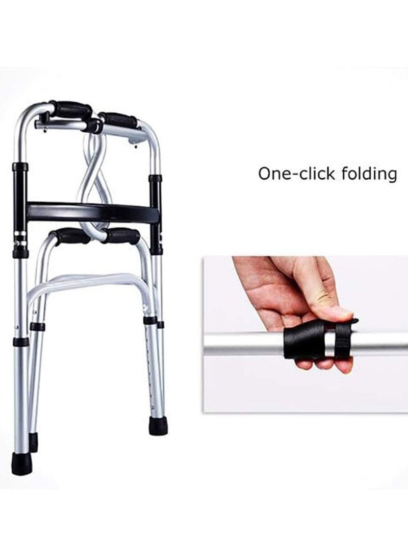 DubaiGallery Adjustable light weight mobility adult elderly walking wheel walker rollator for disabled people - Image 2