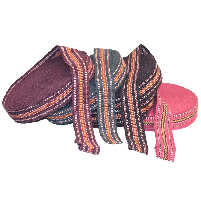 ImegaZ Cotton NIWAR Navar Roll Cotton Matte NIWAR for Folding BEDS 15 INCH 40 Meters Length Pack 2 Multicolor - Image 5