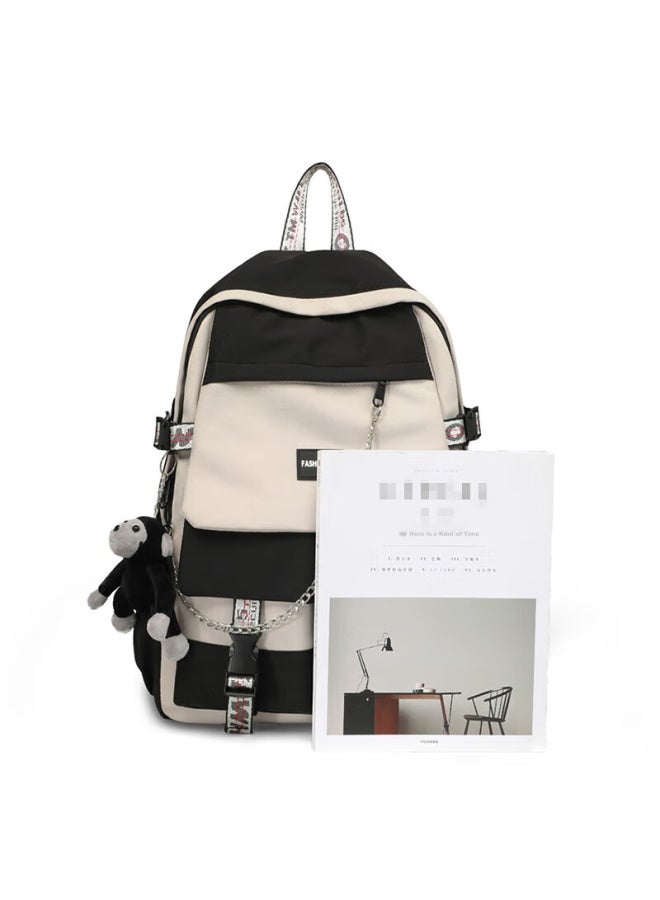 Viney Backpack For Men And Women, Large Capacity Lightweight School Bag For Middle School High School College Students, Travel Bag Trendy Business Laptop Bag High Aesthetic Value 4-6 Grade Elementary School Students Lightweight Travel Bag Simple Casual Outdoor Hiking - Image 2