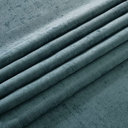 AMBERIS Bed Runner Grey, Chenille Soft No Fading Modern Bed Scarf - Image 5