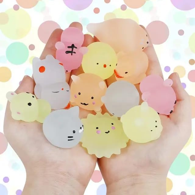 Sawkirp darshraj Glow in The Dark Squishy Toys, Set of 10 - Image 1