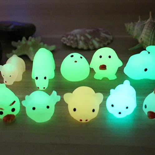Sawkirp darshraj Glow in The Dark Squishy Toys, Set of 10 - Image 2