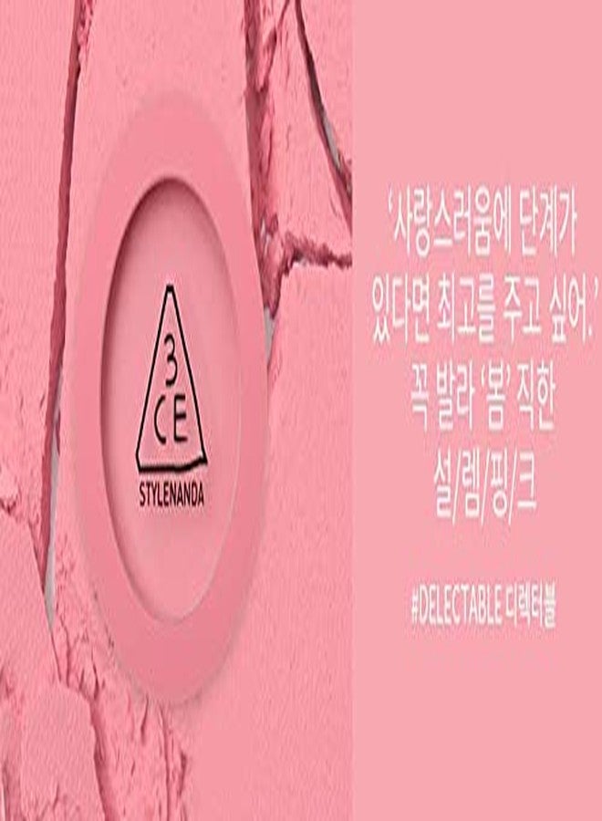 3CE Style Nanda Face Blush, Matte, Pink, Palette, 5g, 0.17oz (DELECTABLE) - Image 3
