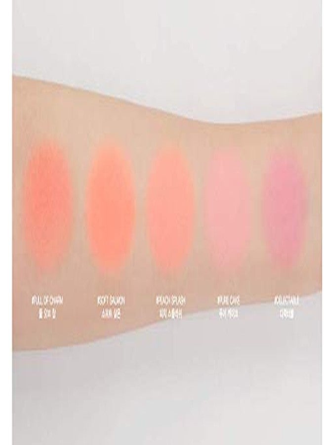 3CE Style Nanda Face Blush, Matte, Pink, Palette, 5g, 0.17oz (DELECTABLE) - Image 4