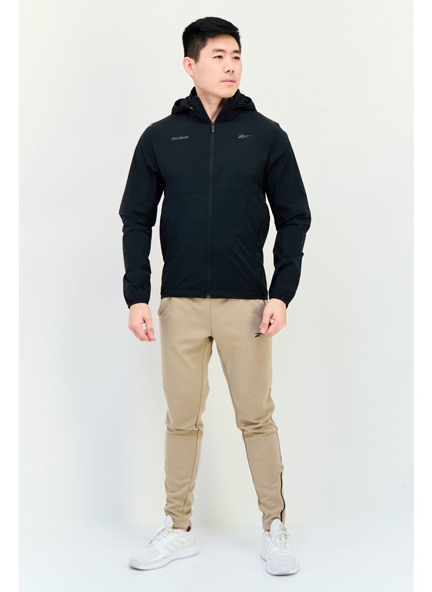 Reebok Men Sportswear Fit Hooded Training Jackets, Black  - Image 4