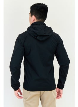 Reebok Men Sportswear Fit Hooded Training Jackets, Black  - Image 3