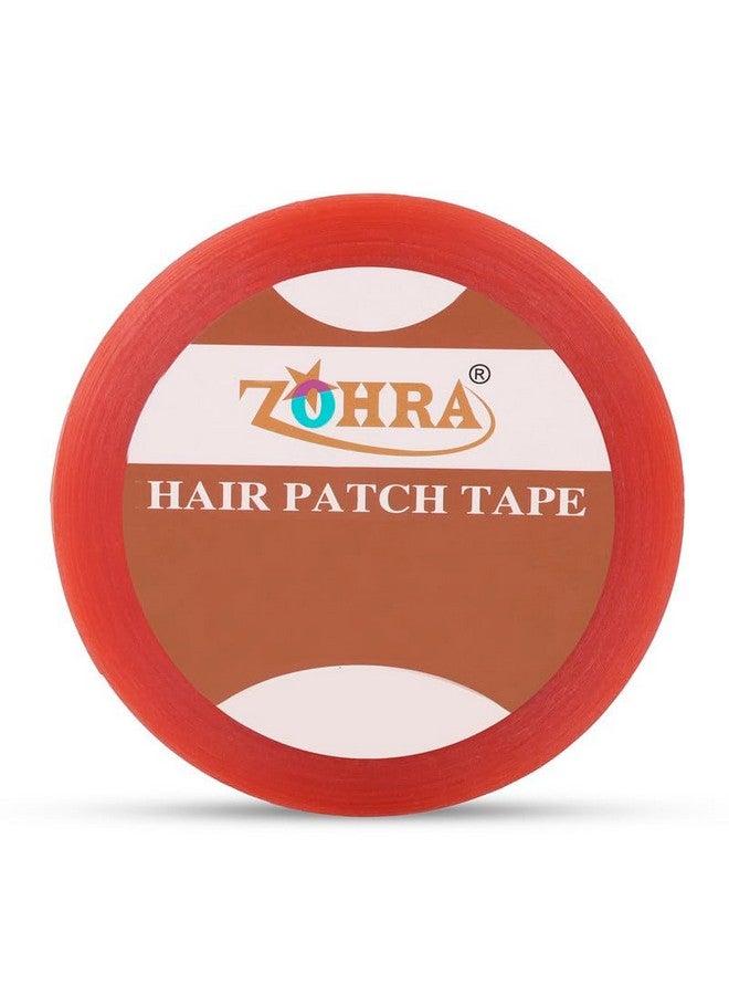 Zohra Hair Patch Tape| Hair Wig Tape| Double-Sided| Waterproof| Transparent| For Base Protection & Easy Cleanup| Maximum Hold Upto 2 Days| Very Low Residue Tape| 25 Meter| - Image 1