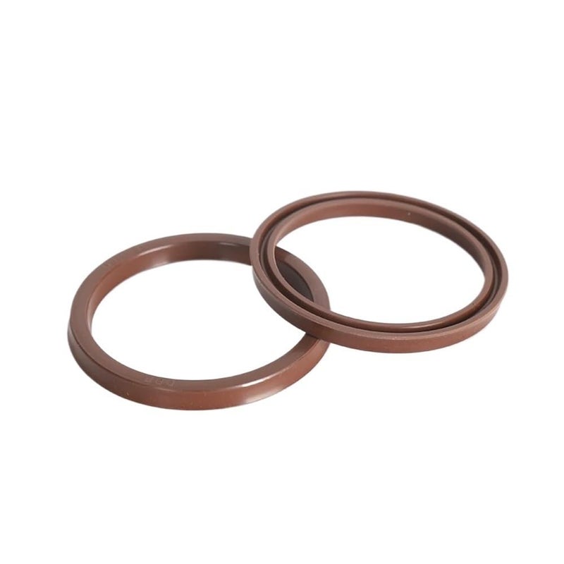 FKM Hydraulic Oil Seals (USH 40~80) -20°C~200°C High Pressure Chemical for Cylinder/Auto/Excavator (5PCS)(USH-45A(45x55x6)) - Image 1