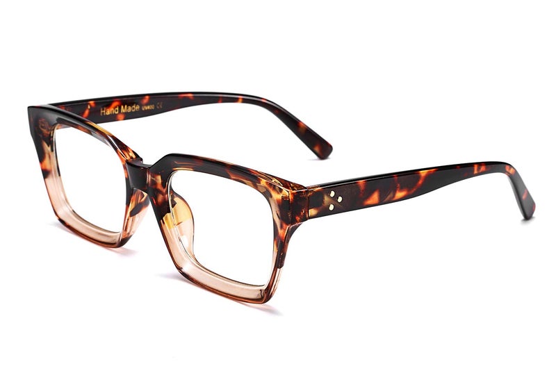 FEISEDY Glasses Frame Womens Square Thick Eyeglasses Frame Classic Eyewear for Men B2461 - Image 2