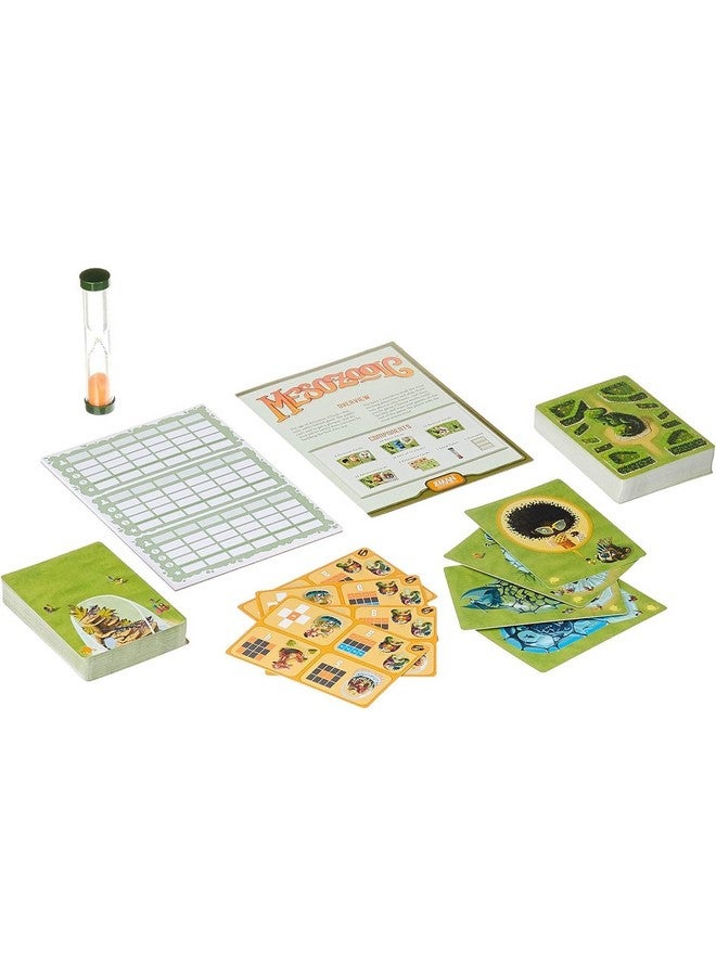 Z-Man Games Mesozooic Board Game - Dinosaur Zoo Building Game, Fast-Paced Real-Time Puzzle Game for Kids & Adults, Ages 8+, 2-6 Players, 20 Minute Playtime, Made by Z-Man Games