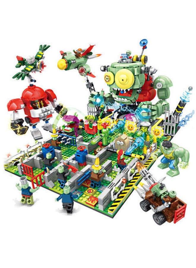 Plants Vs Zombies Full Set Toys Chinese Building Blocks Blind Box Assembled Dinosaur Farm Children's Gifts For Boys And Girls-Color:Priority Delivery After Collection  - Image 5