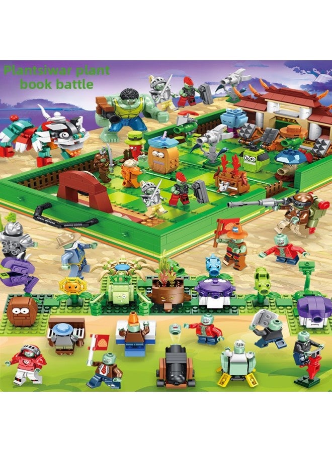 Plants Vs Zombies Full Set Toys Chinese Building Blocks Blind Box Assembled Dinosaur Farm Children's Gifts For Boys And Girls-Color:Priority Delivery After Collection  - Image 4