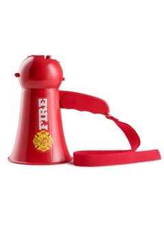 Dress Up America Firefighter Megaphone for Kids - Red Fireman Megaphone Bullhorn with Siren Sound  - Image 2