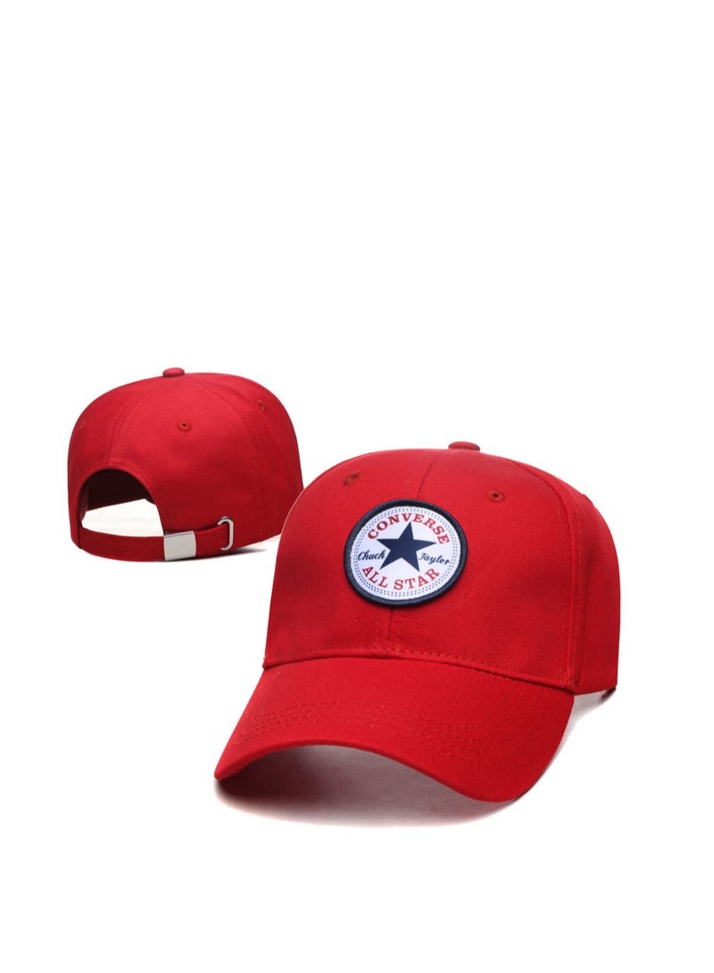 كونفرس Converse All Star Red Cap: Iconic Patch  Bold Style